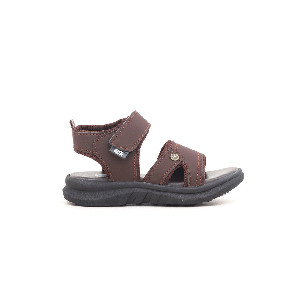 Boys Brown Formal Sandal KD9309