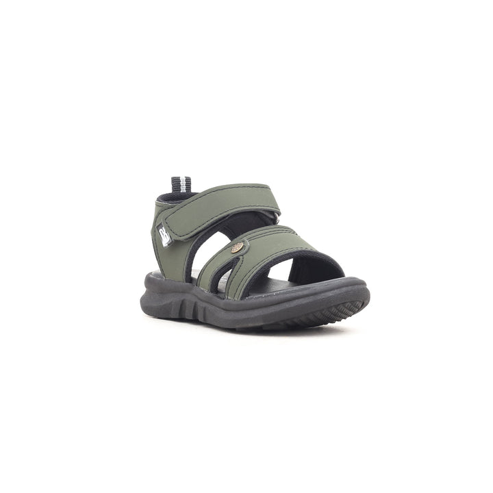 Boys Green Formal Sandal KD9309