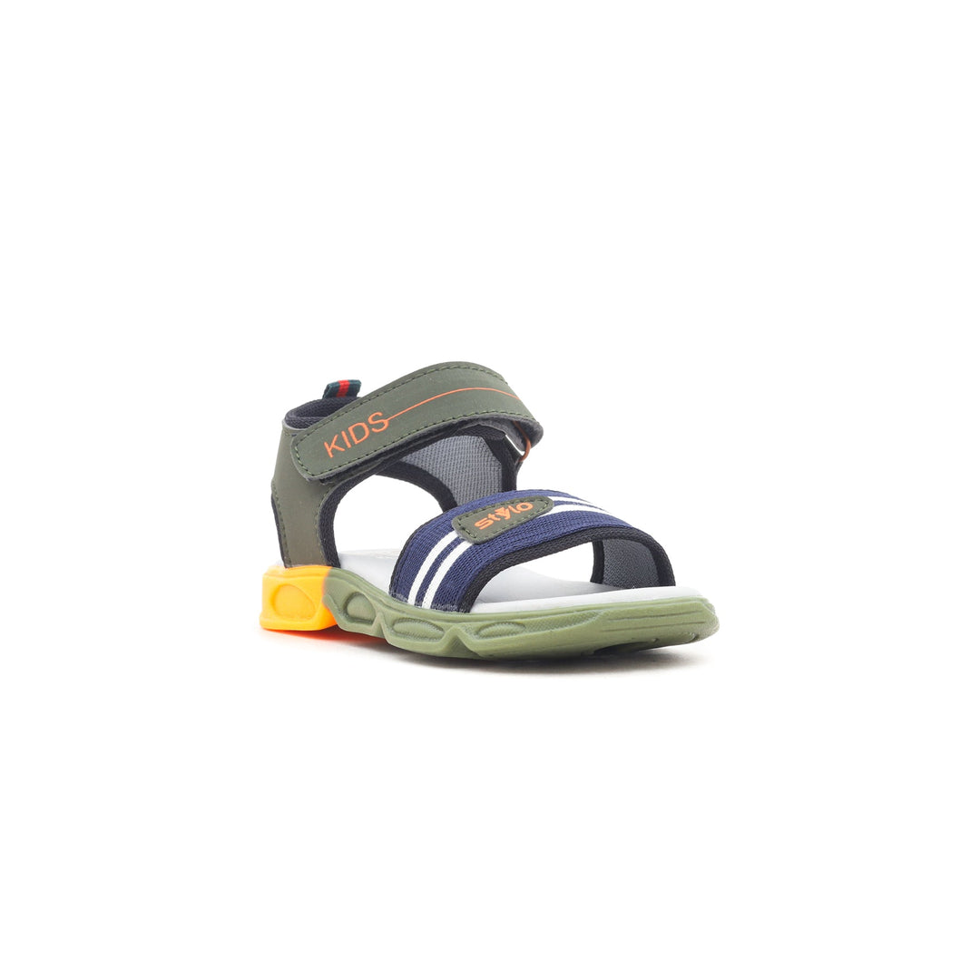 Boys Navy Casual Sandal KD9352