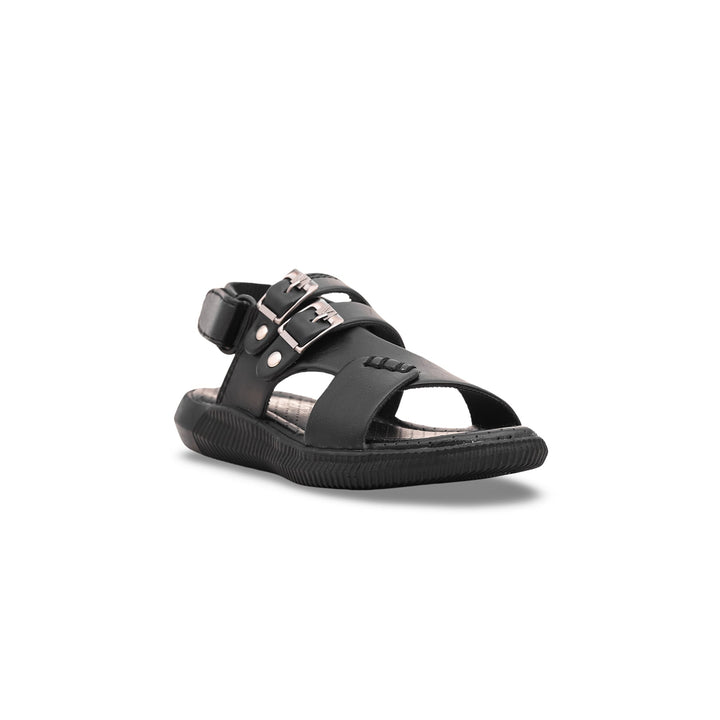 Boys Black Formal Sandal KD9492