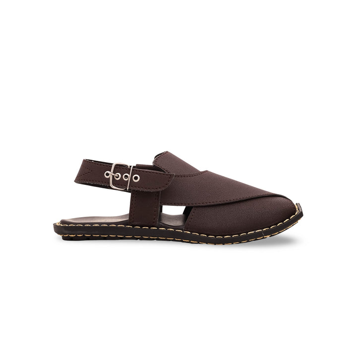 Boys Coffee Peshawari Chappal KD9522