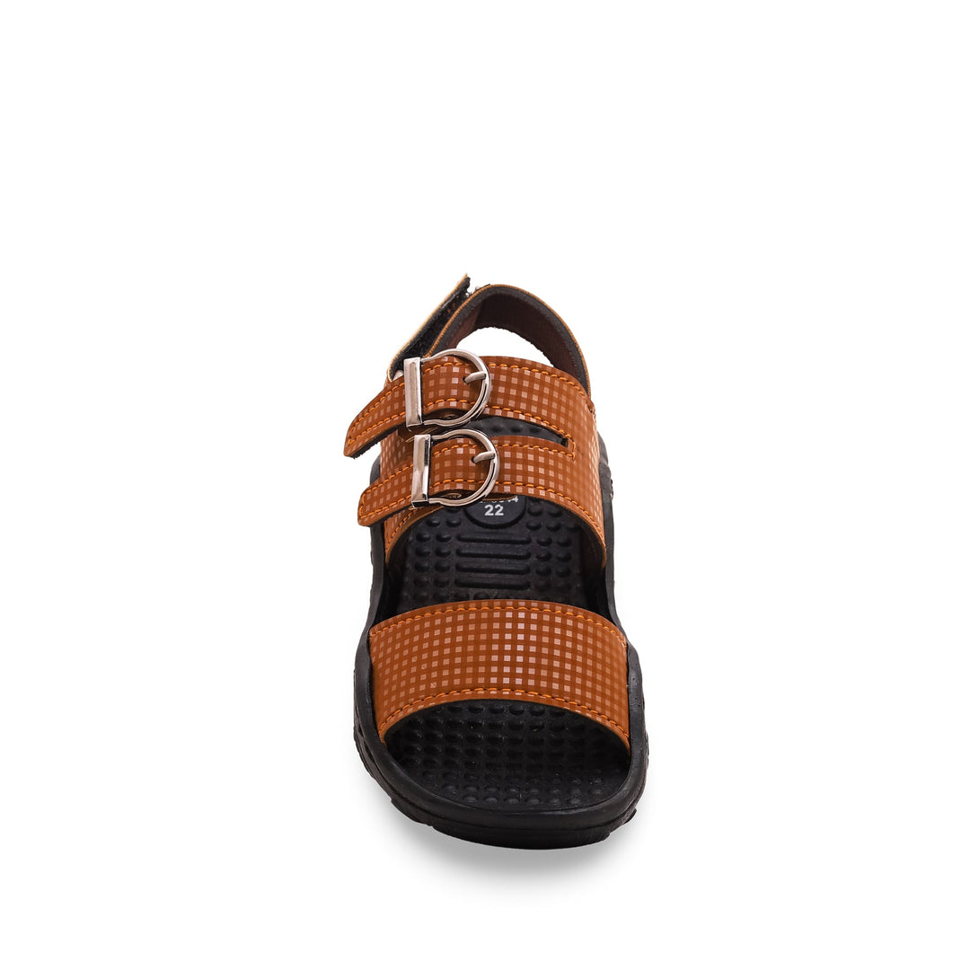 Boys Tan Formal Sandal KD9544