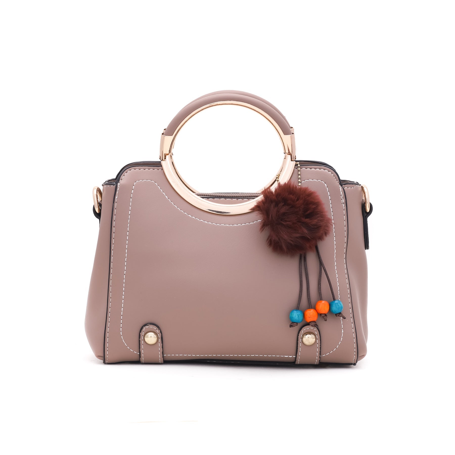 Beige Color Formal Hand Bag P35226