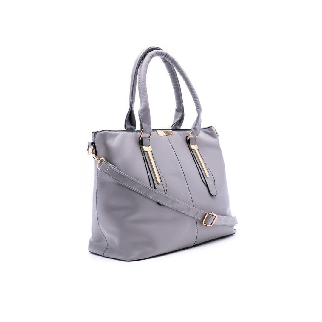 Grey Formal Shoulder Bag P35346