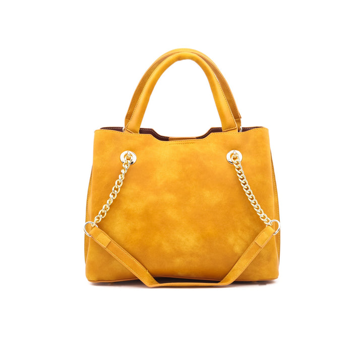 Mustard Formal Hand Bag P35426