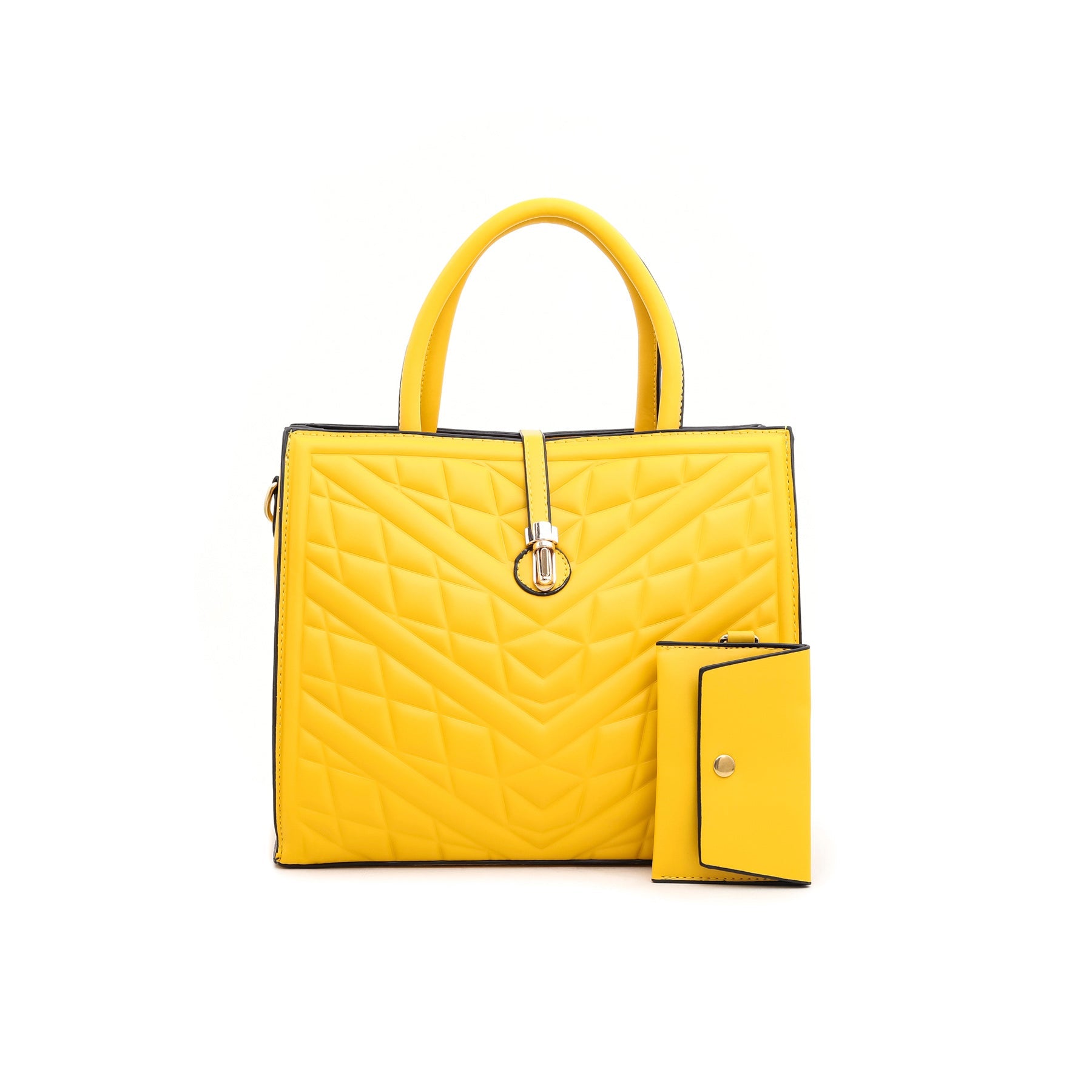 Yellow Formal Hand Bag P35553