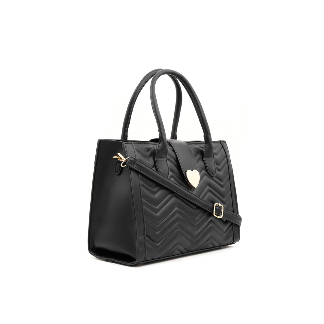 Black Formal Hand Bag P35631