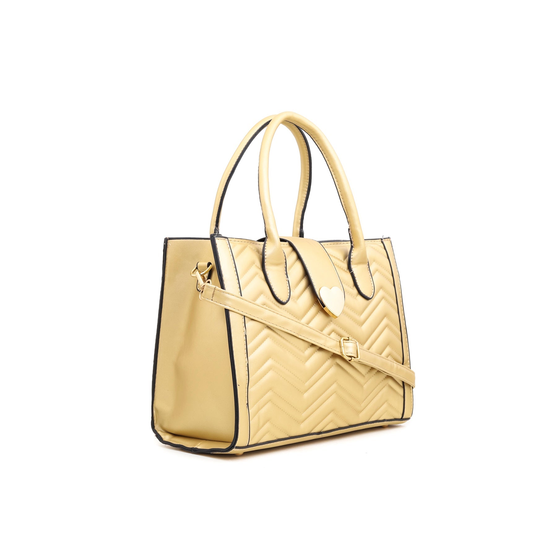 Golden Formal Hand Bag P35631
