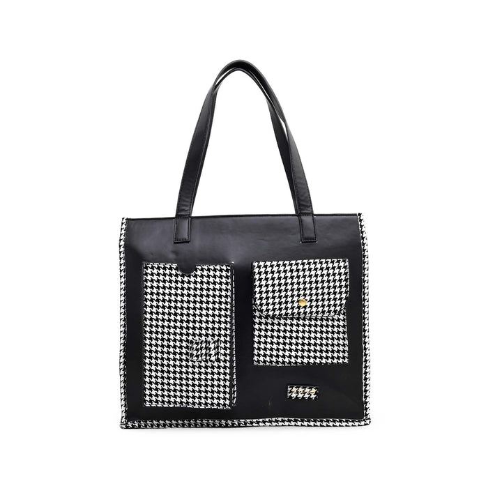 Black Formal Hand Bag P54562