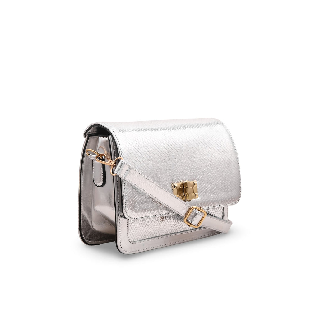 Silver Formal Crossbody Bag P54569