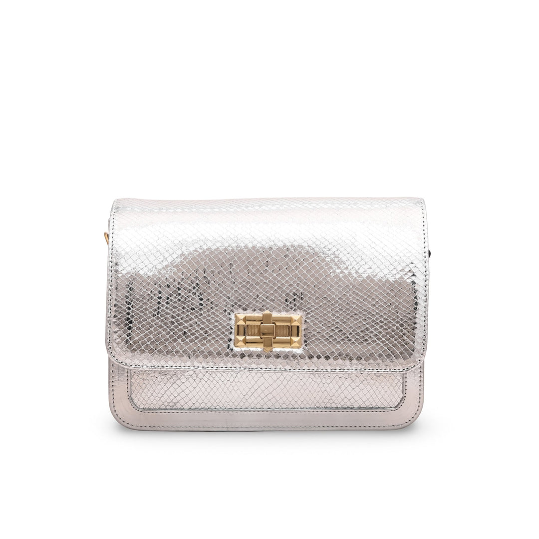 Silver Formal Crossbody Bag P54569