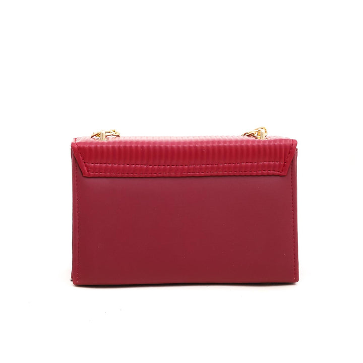 Maroon Formal Shoulder Bag P55287