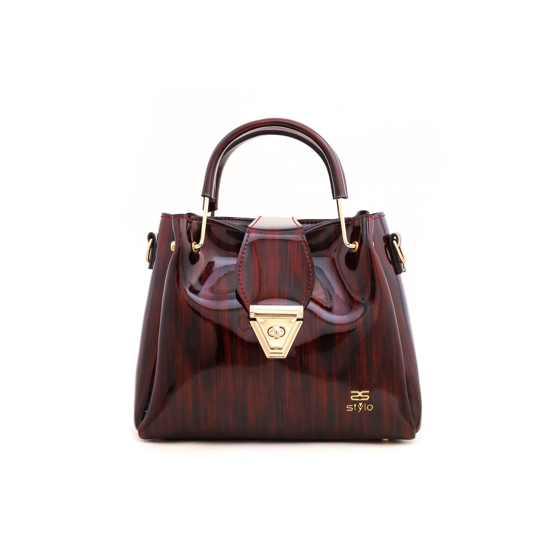 Maroon Formal Hand Bag P55351