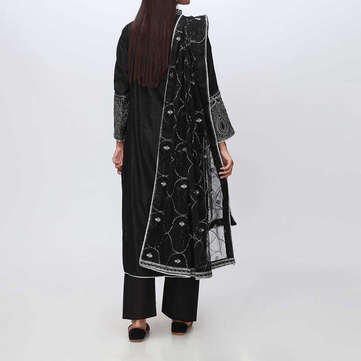 3PC- Embellished Khadi Net Suit PF3015