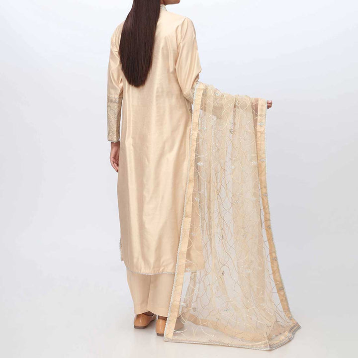 3PC- Embellished Khadi Net Suit PF3015