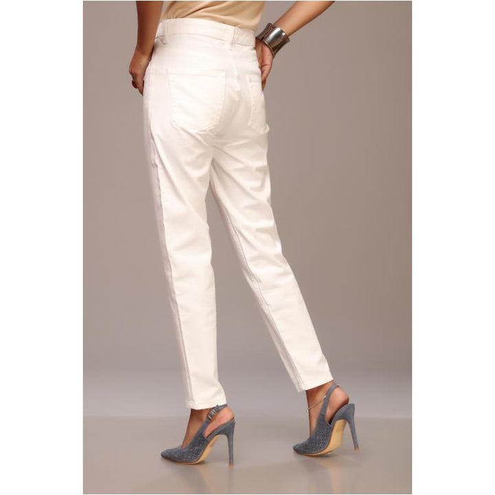 Regular Fit White Denim PS1531