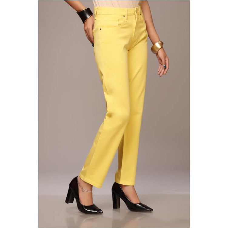 Over Dyed Regular Fit Pant Yellow PS1535