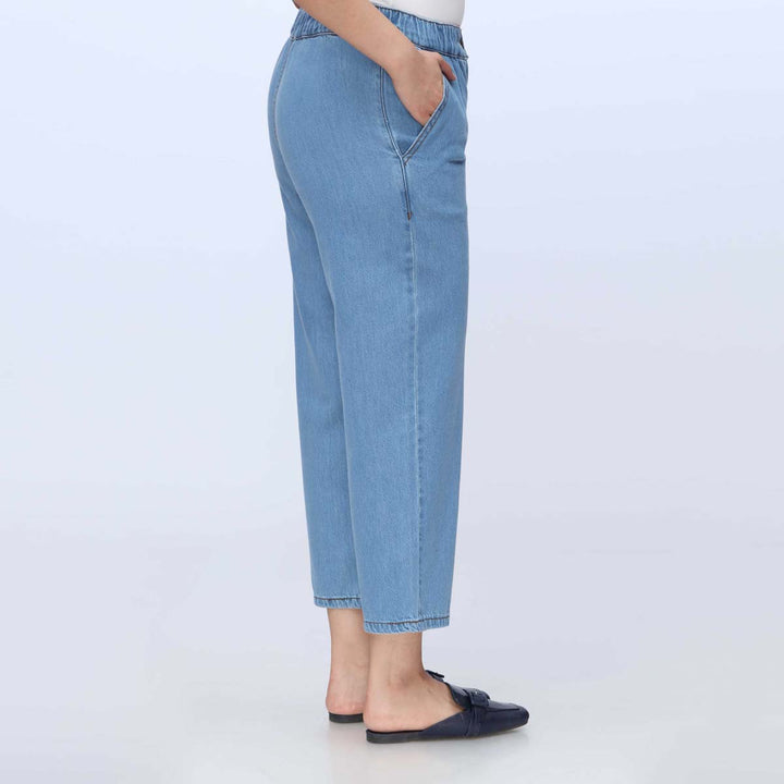 Sky Blue Baggy Fit Denim Pant PS1537