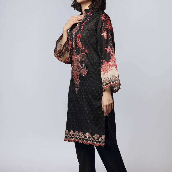 1PC- Digital Printed Lawn Embroidered Shirt PS3102