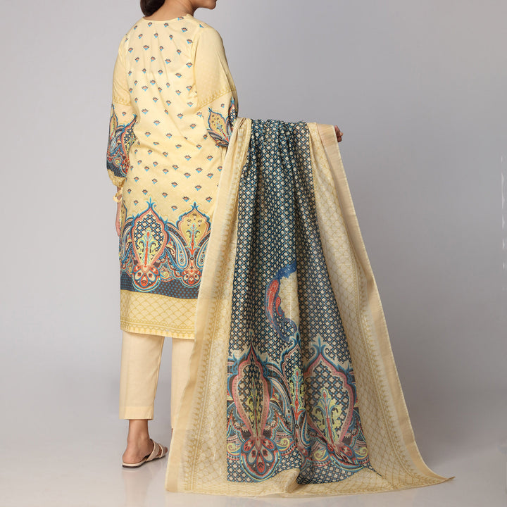 2PC- Digital Printed Lawn Shirt With Dupatta PS3162