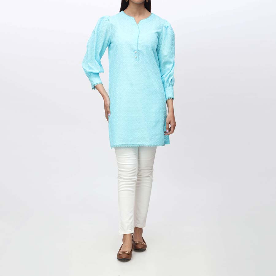 1PC- Embroidered Chicken Kari Top PS4077