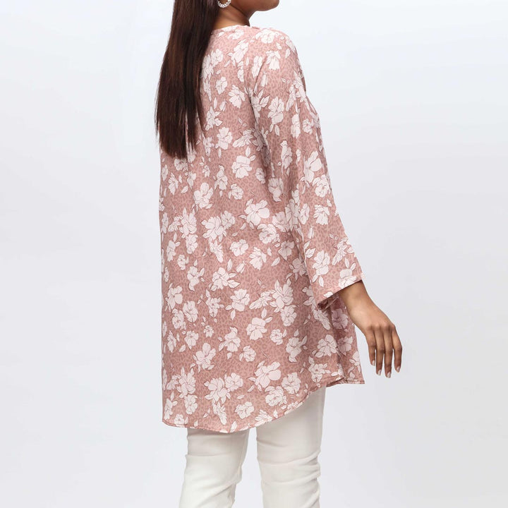 1PC- Printed Georget Top PS4297