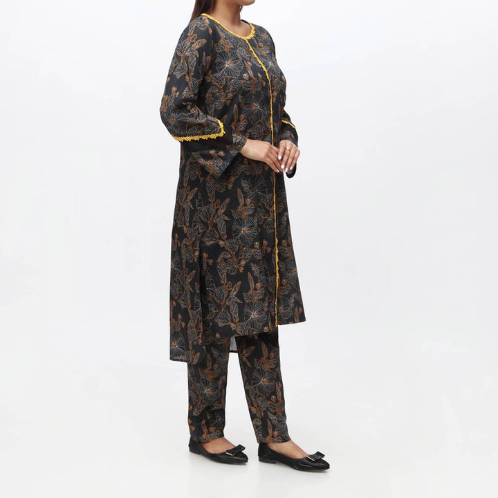 2PC-Unstitched Digital Printed Lawn Suit PS4416