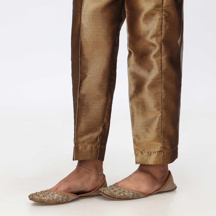 Copper Dyed Tissue Slim Fit Trouser PS4534