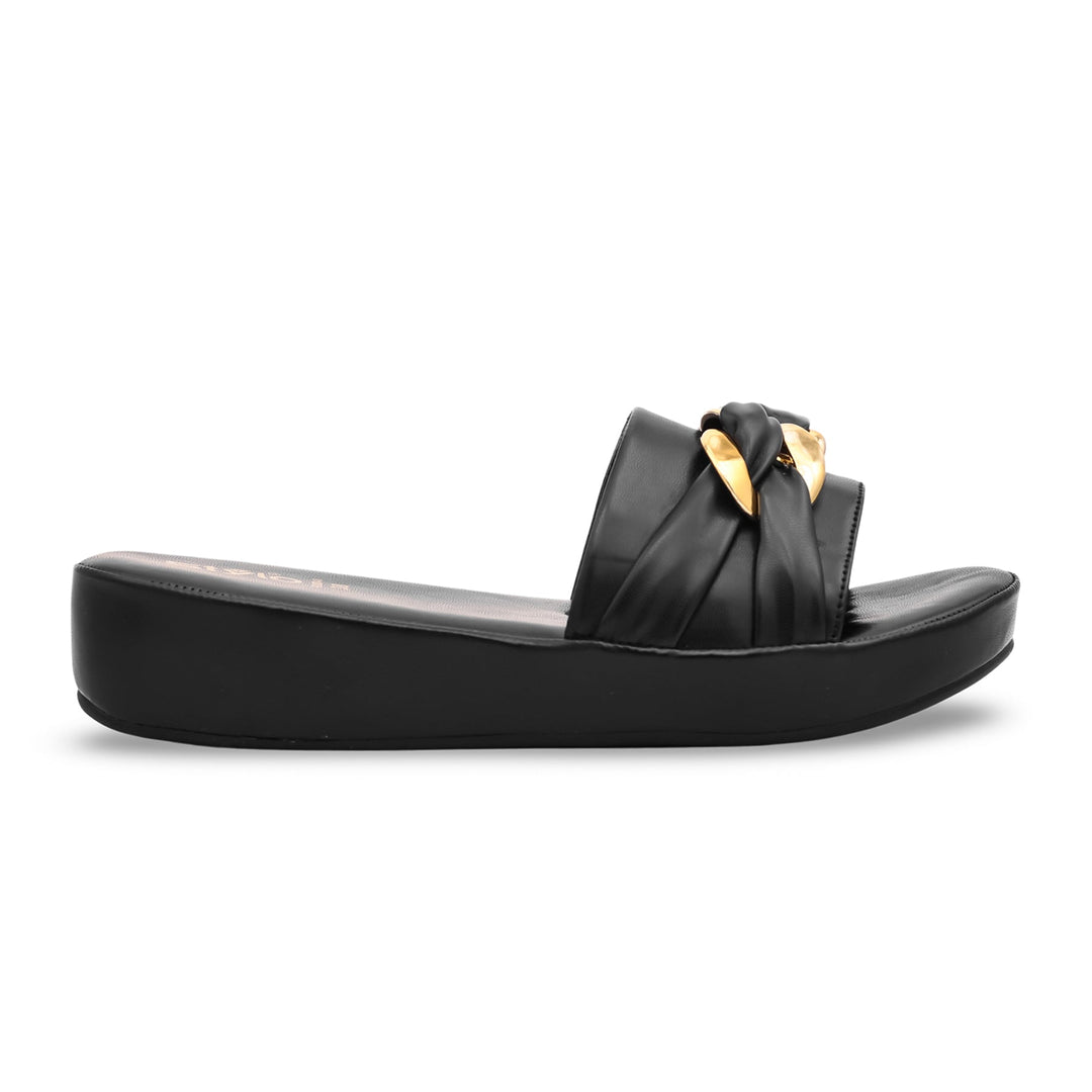 Black Formal Slipper PU0048