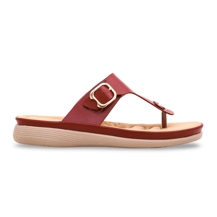 Maroon Formal Chappal PU0105