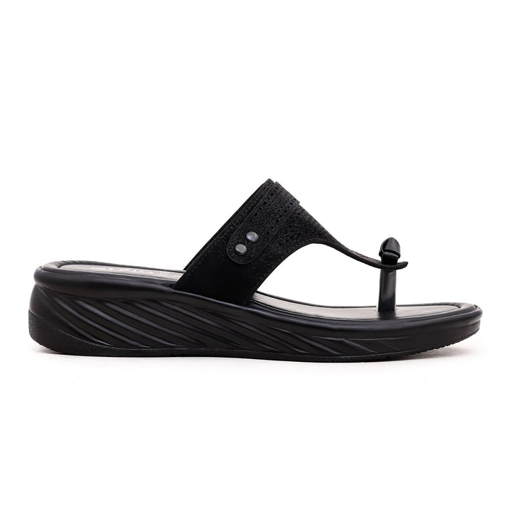 Black Formal Chappal PU0150