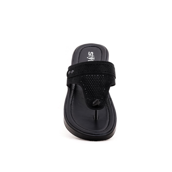 Black Formal Chappal PU0150