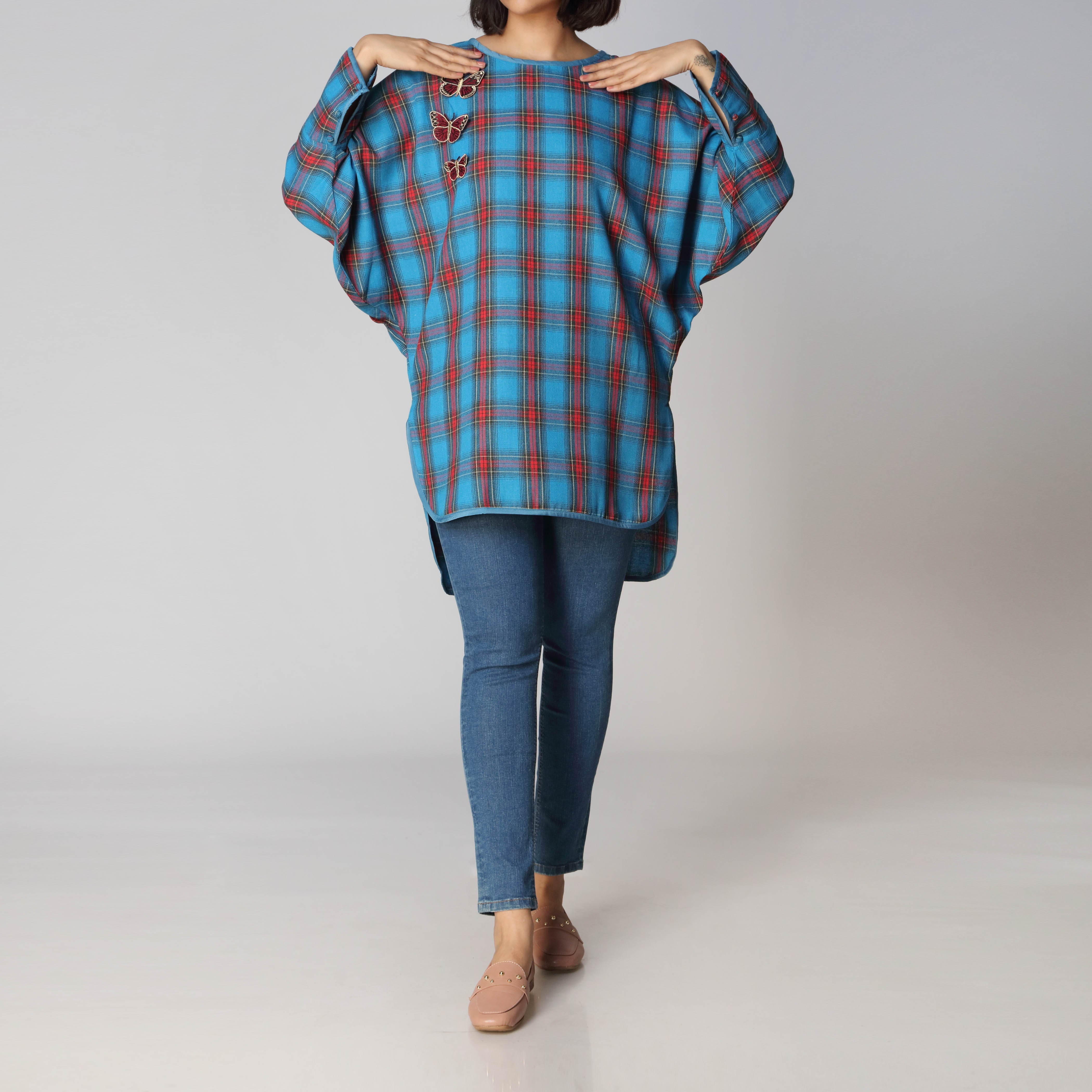 1PC- Flannel Checkered Shirt  PW2269