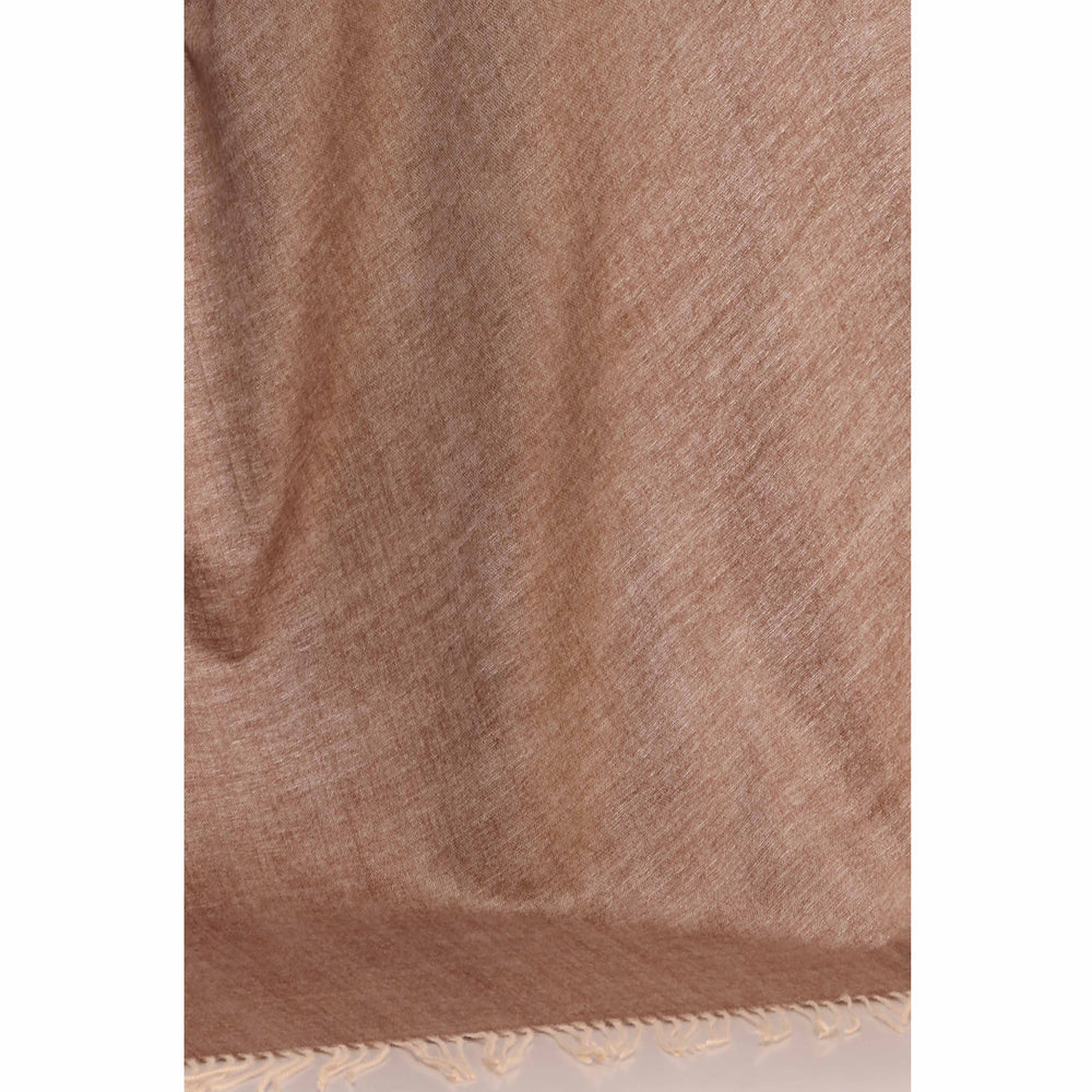 Brown Plain Shawl PW2700