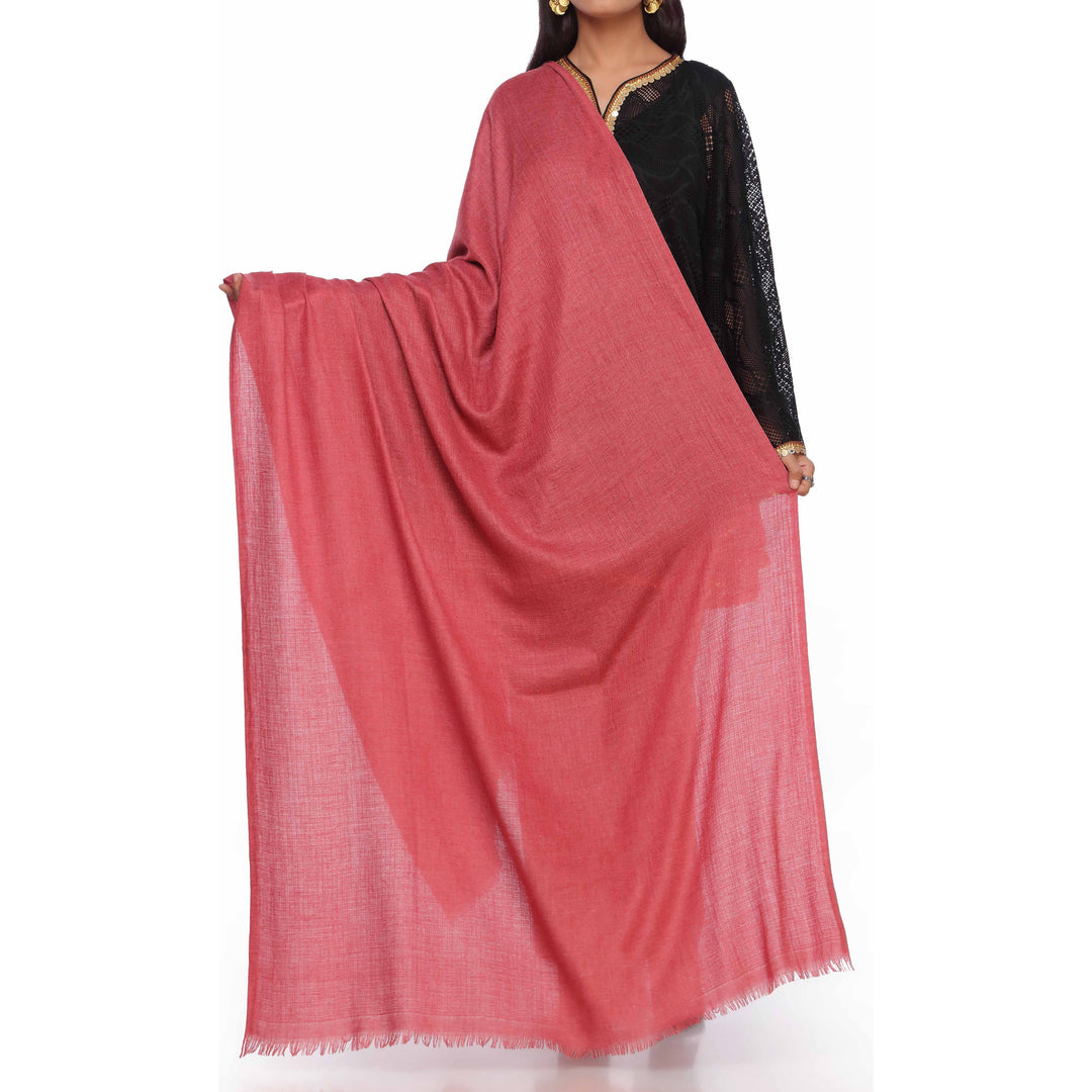 Pink Softer Plain Shawl PW2747