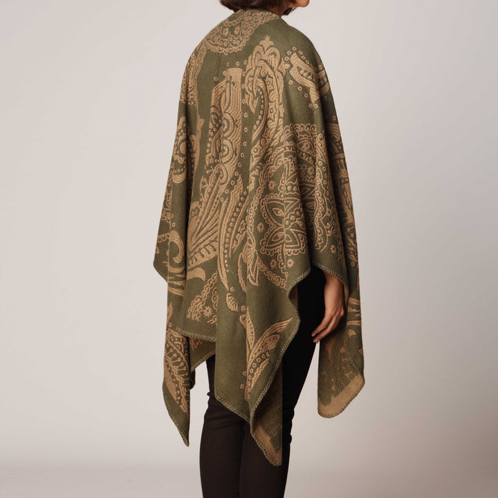 Green Cape Shawl PW2812