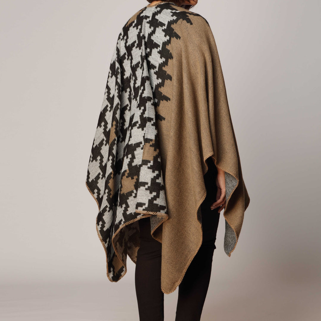 Khaki Cape Shawl PW2814