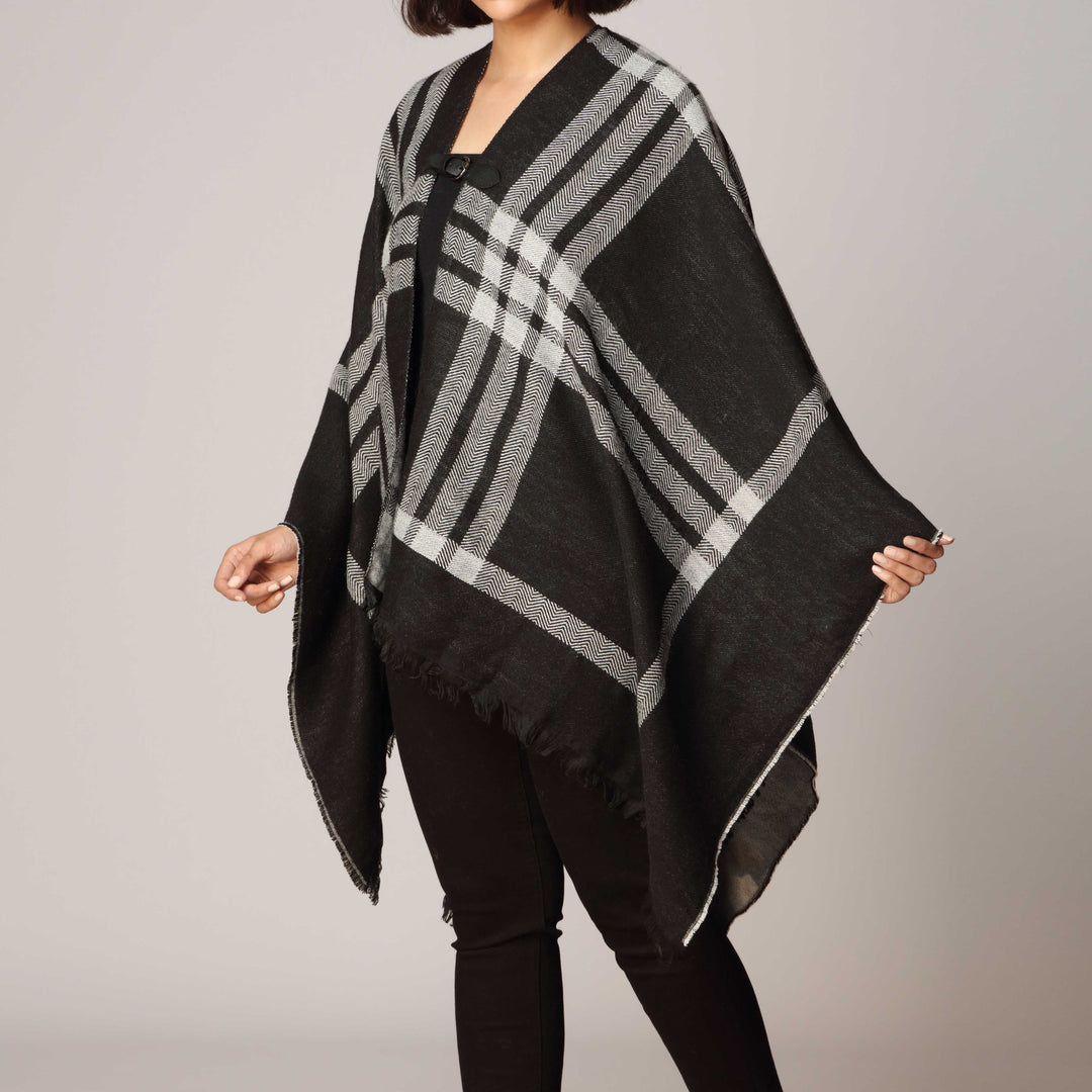 Black Cape Shawl PW2824