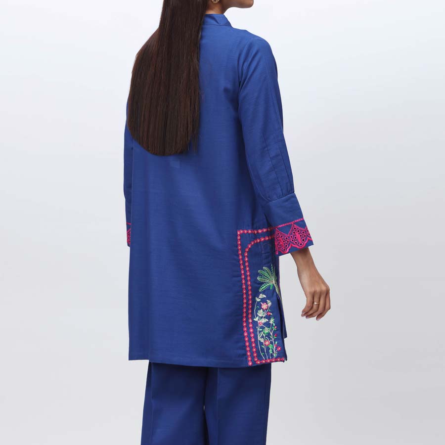 2PC- Embroidered Khaddar Shirt & Trouser PW3047