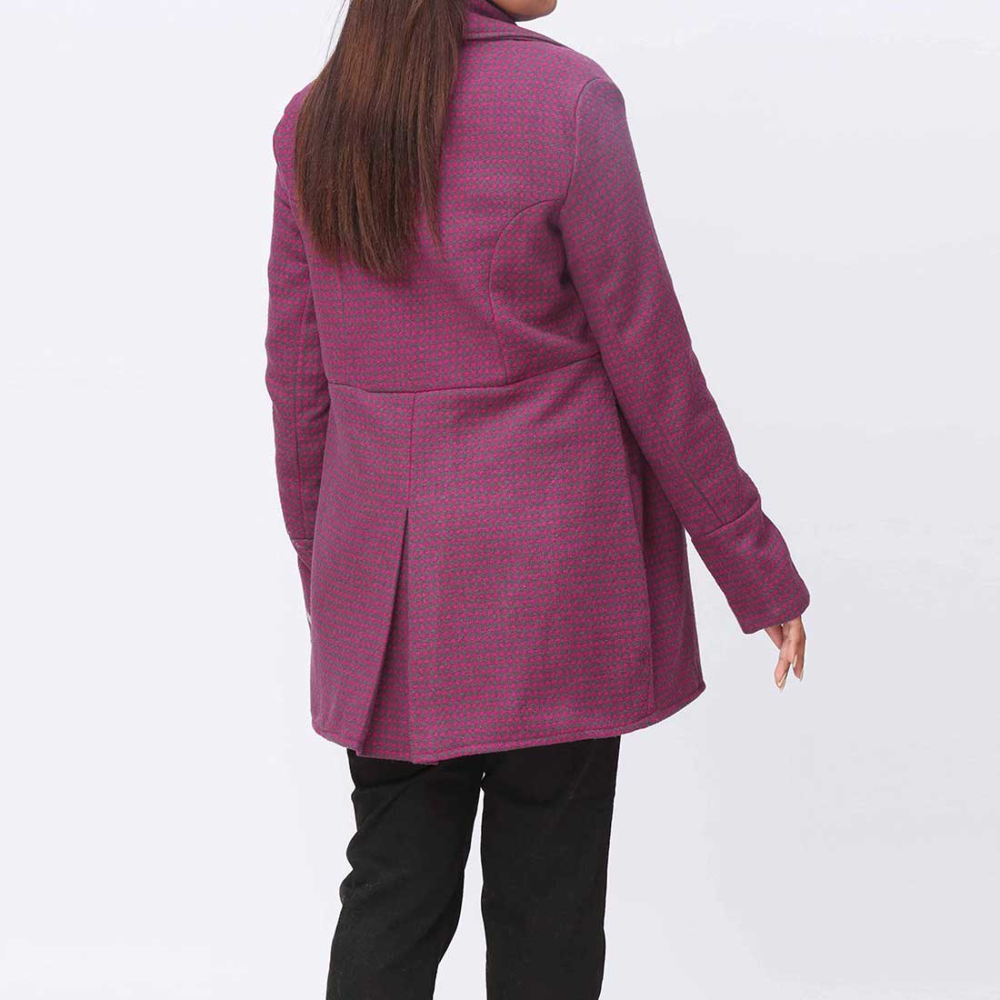 Pink Woolen Coat PW3099