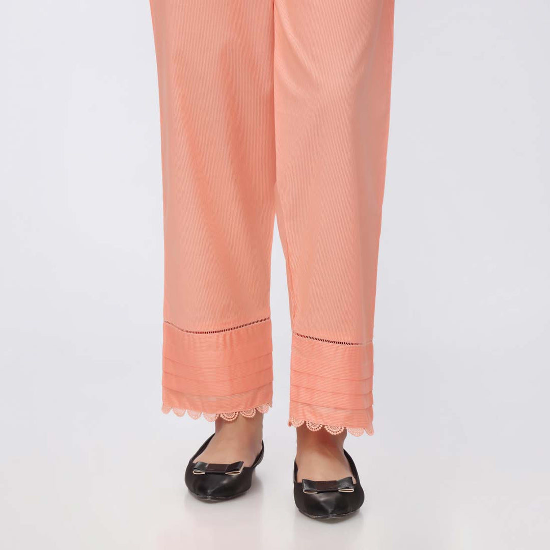 Peach Stripe Broshia Straight Fit Trouser PW3623