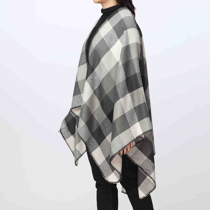 Grey Cape Shawl PW3848