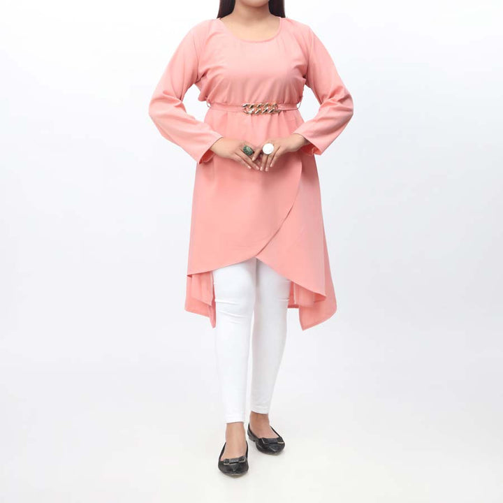 1PC- Solid Georget Chiffon Shirt PW9022