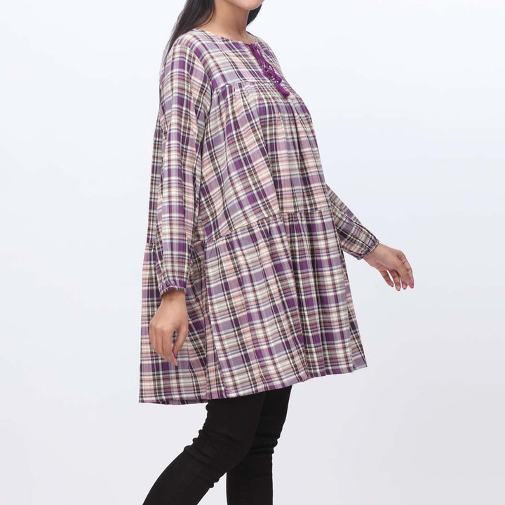 1PC- Flannel Checkered Shirt PW9039