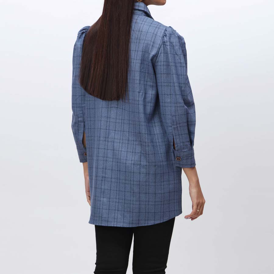 1PC- Flannel Checkered Top PW9145