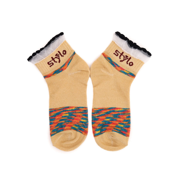 Beige Ladies Socks S01614