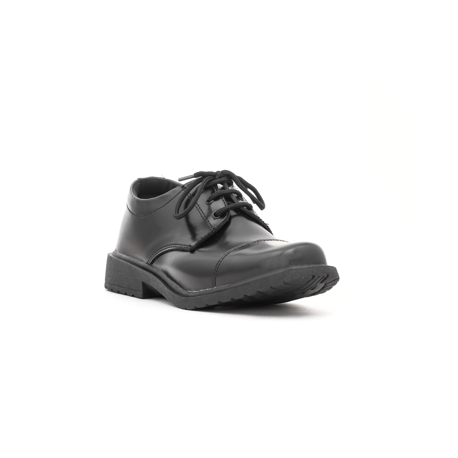 Boys Black School Shoes SK1046