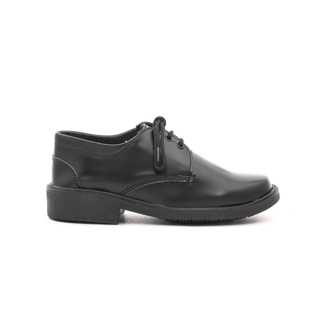 Boys Black School Shoes SK1051