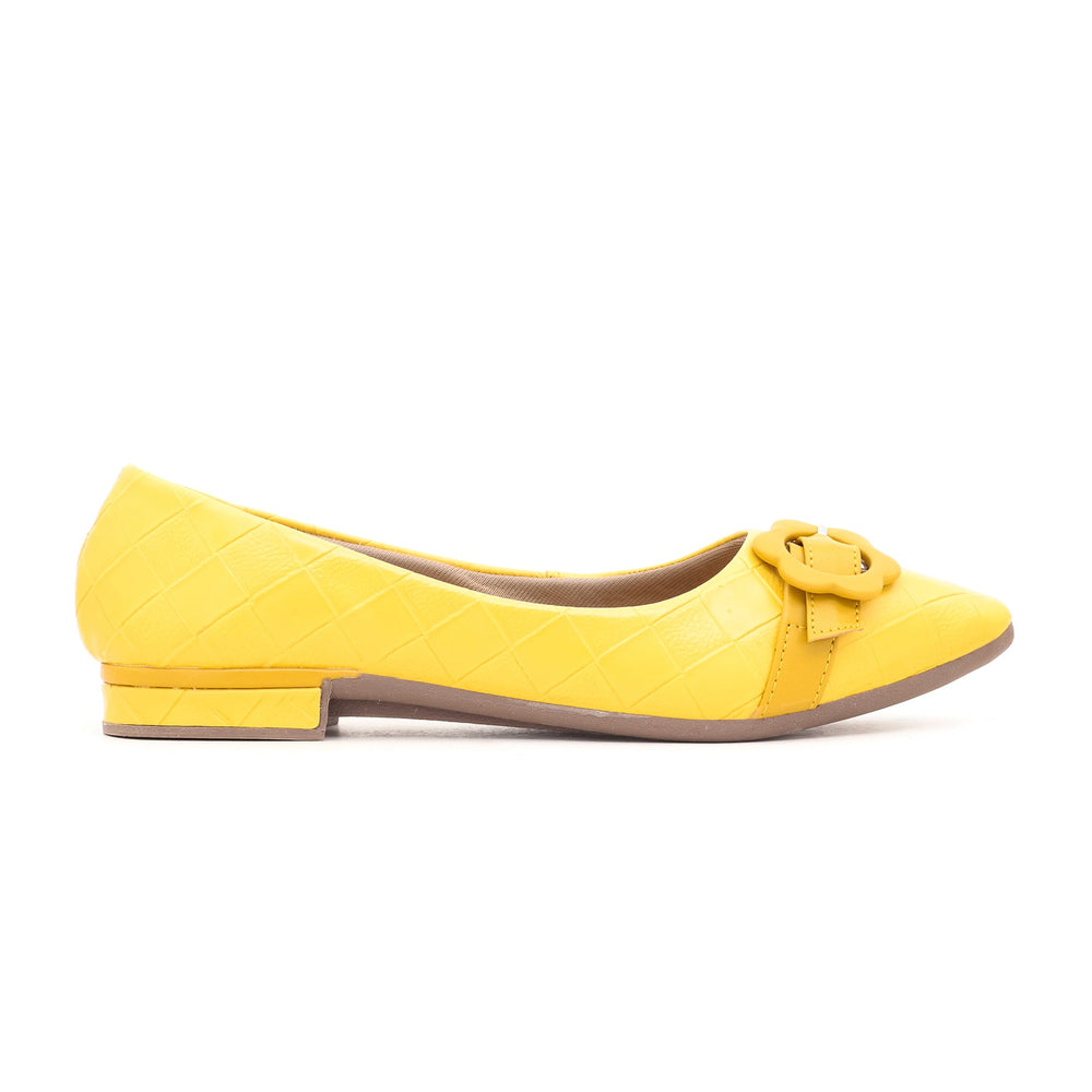 Yellow Winter Pumps WN0668