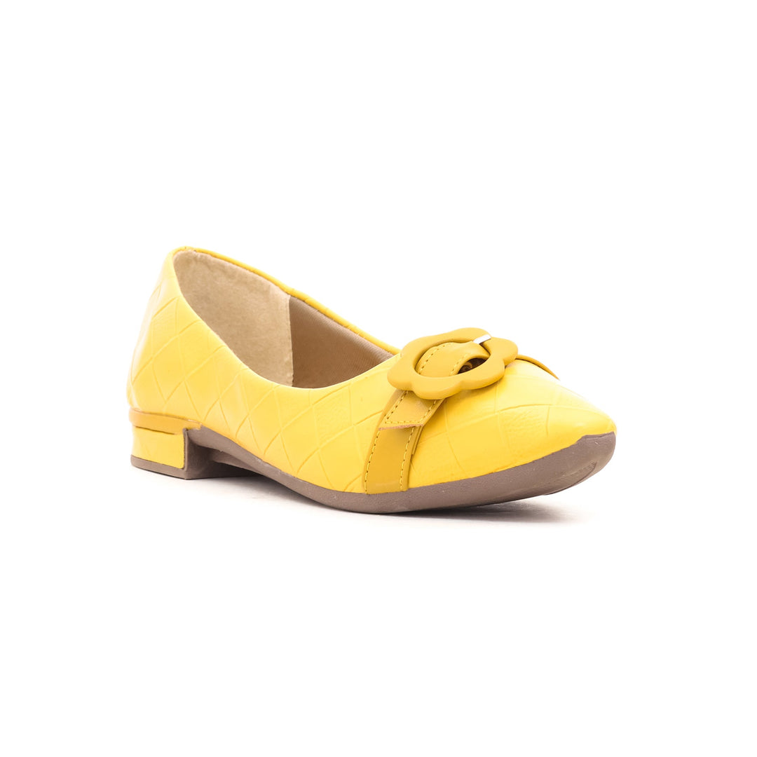 Yellow Winter Pumps WN0668